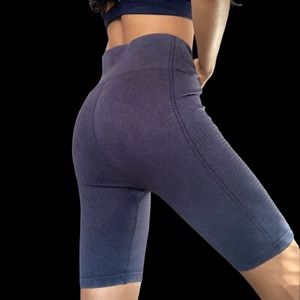 Ribbed Comfortable Seamless Biker Short
